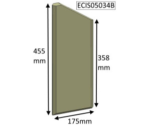 ECIS05034B Parkray Right Side Brick  |  Aspect 5 Slimline  |  Aspect 8 Slimline